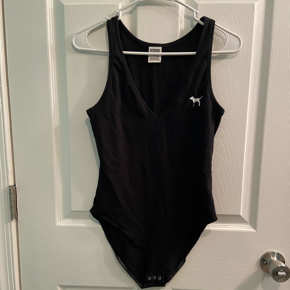 PINK Black bodysuit size small